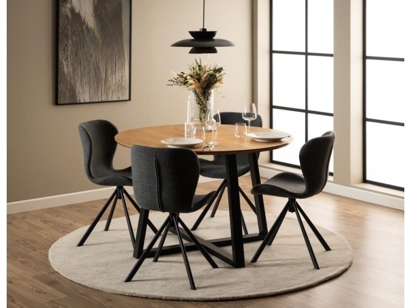 Krzesło obrotowe Batilda antracytowe Monza 130 - ACTONA